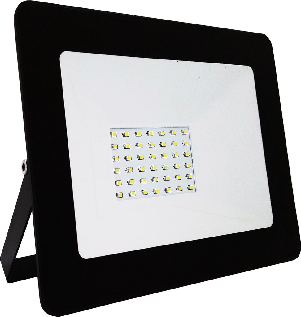 LED Fluter Strahler Scheinwerfer Extra Flach 30 Watt Neutralweiss