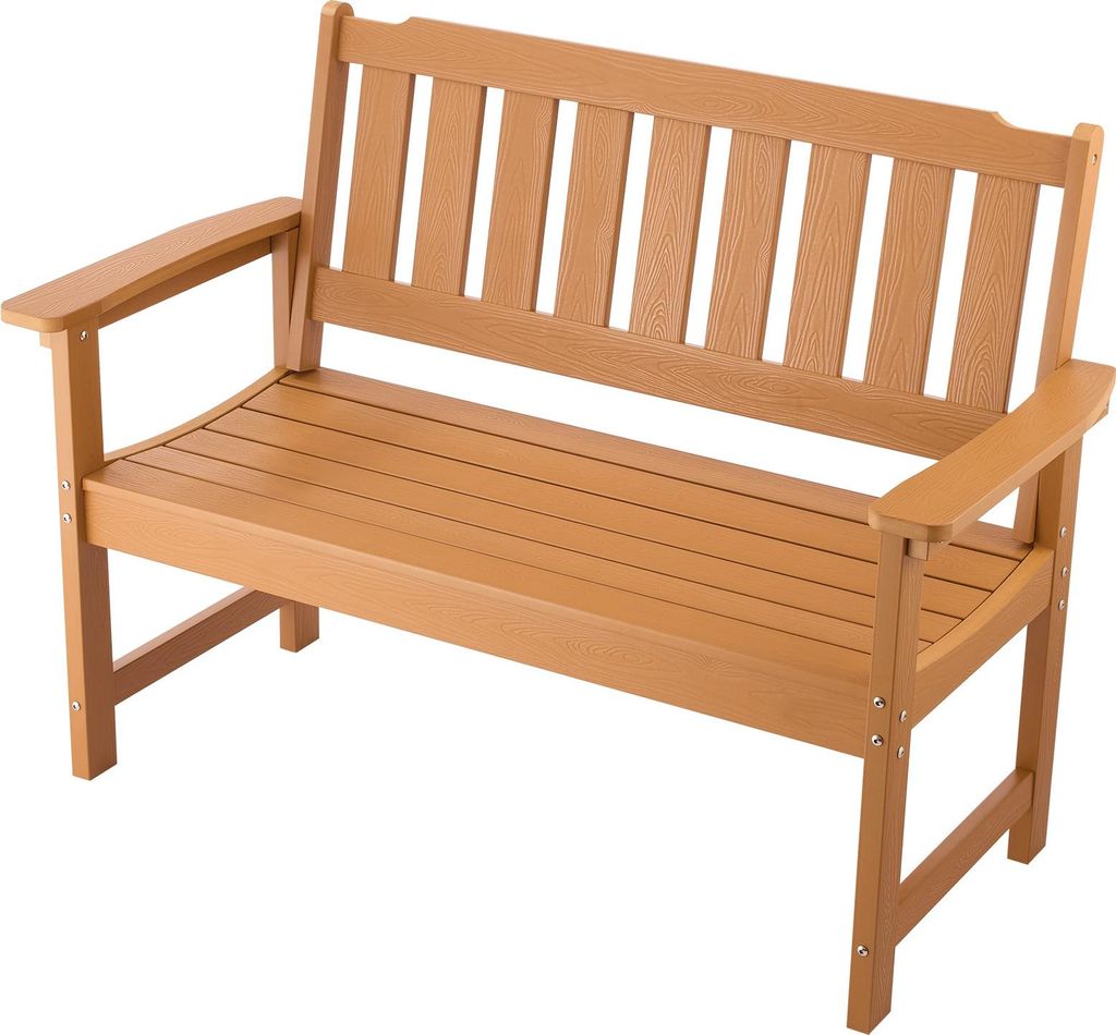 SucceBuy Gartenbank 128 cm, robust und wetterfest, geeignet Produktbild 