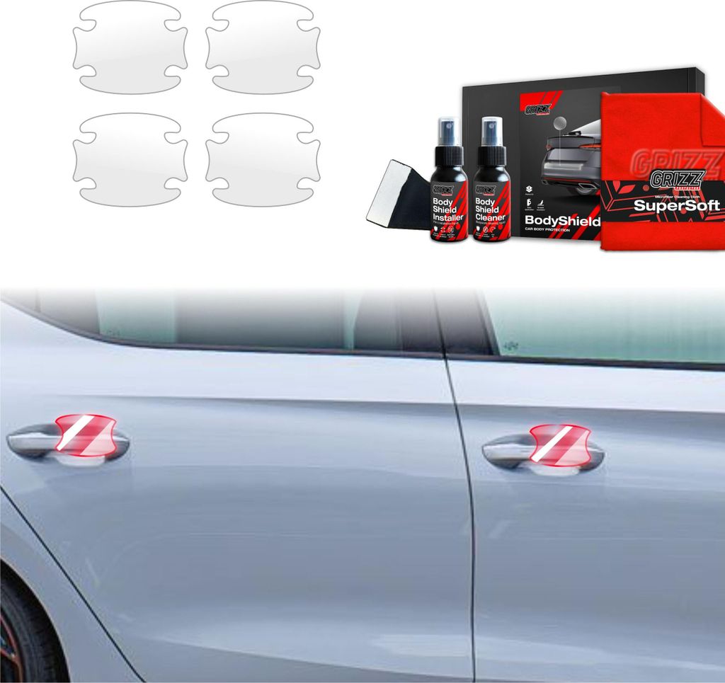 4in1 Schutzfolie Grizz Protector für Türgriffmulden - Cupra Leon Sportstourer (2024-2025)