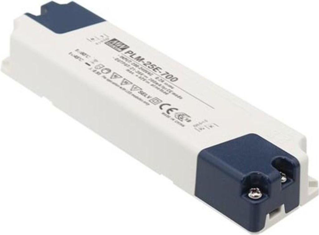 Mean Well LED-Treiber - Konstantstrom - 1 Ausgang - 350 mA - 25 W