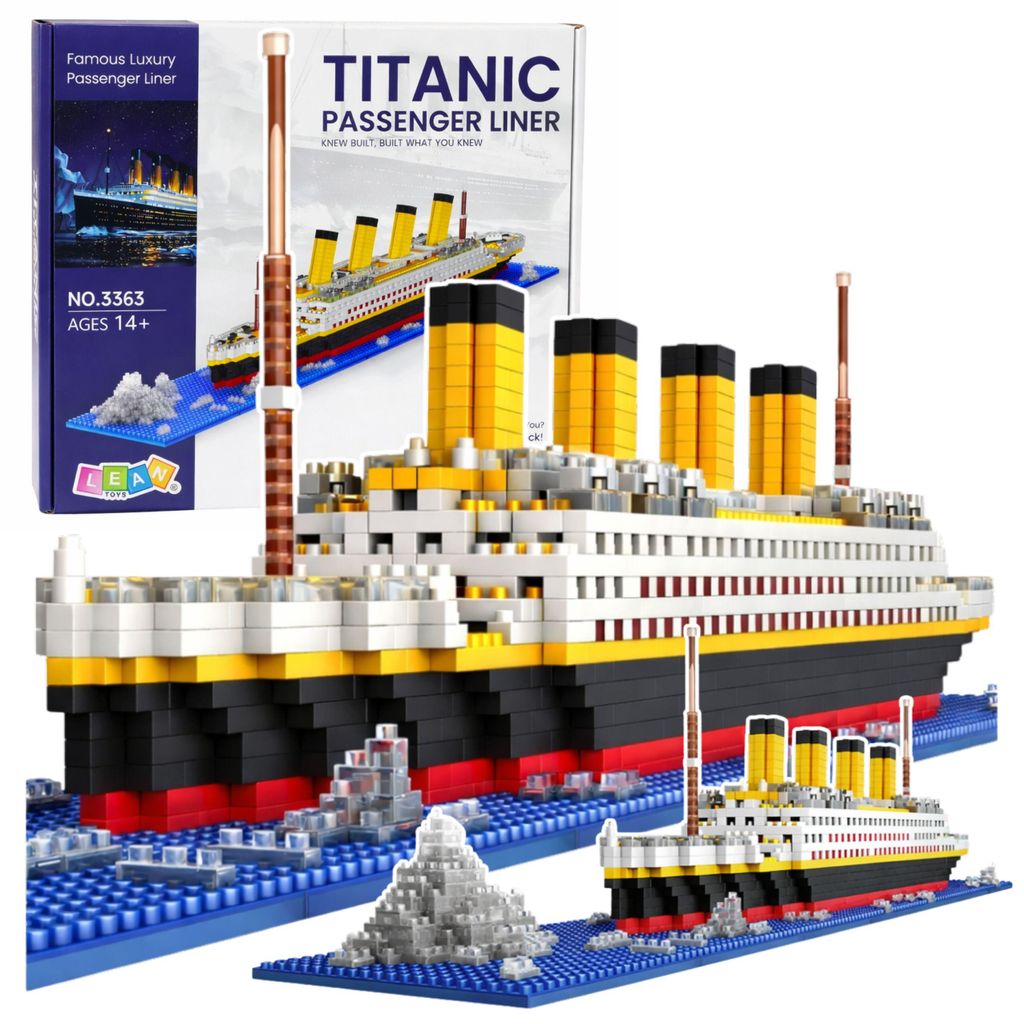 Blocchi di costruzione della nave Titanic Modello di nave Immagine del prodotto 