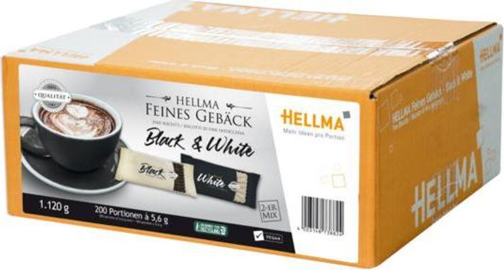 Hellma Feines Gebäck Black & White 200x5,6g Produktbild 