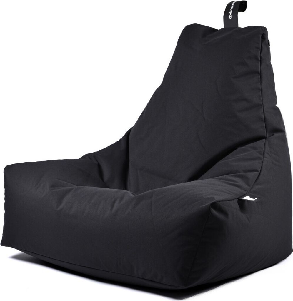 Extreme Lounging - b-bag mighty-b - Sitzsack für Erwachsene - innen und außen - uv- und wasserbeständig - schwarz