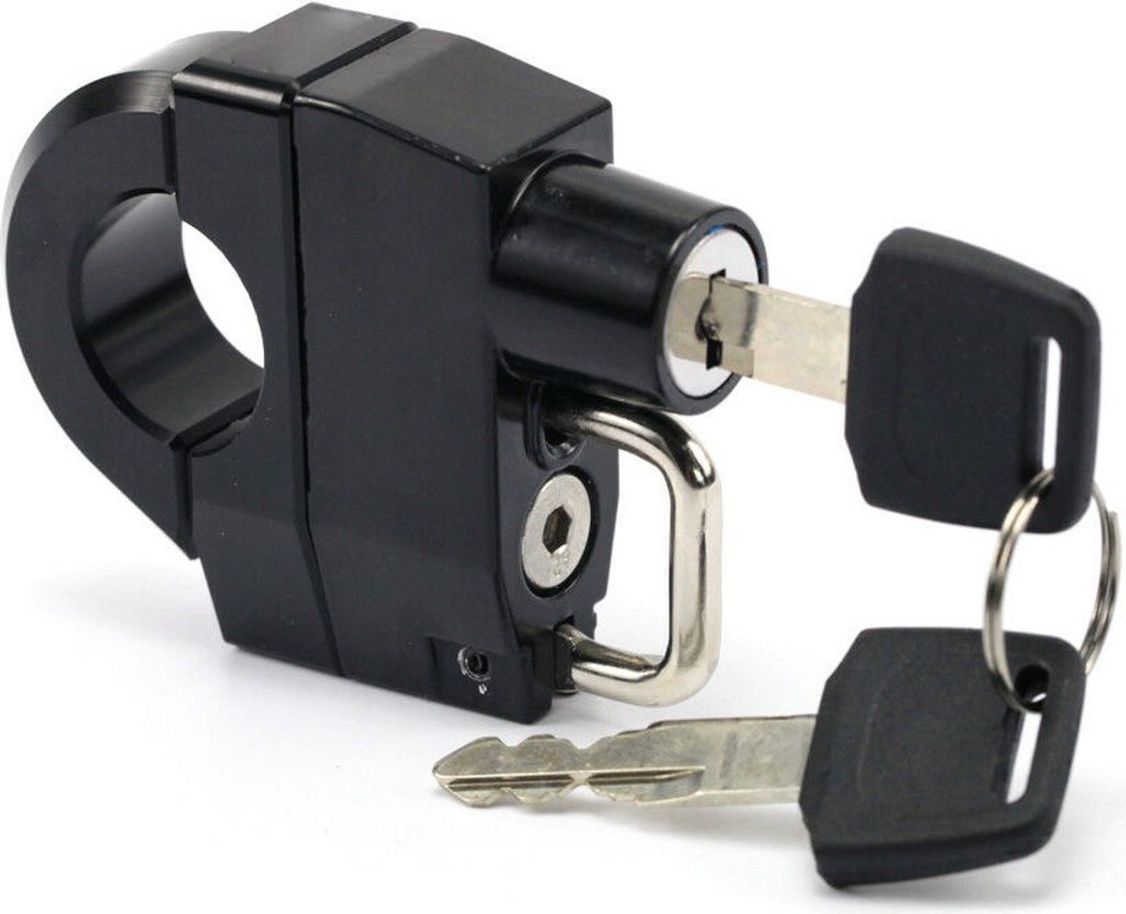 Motorrad 25mm Lenker Helmschloss für -DAVIDSON XL 883 1200 schwarz
