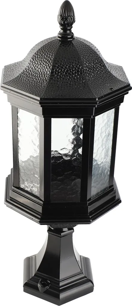 Luminaire extérieur étanche IP65 lampe de pilier en aluminium et verre