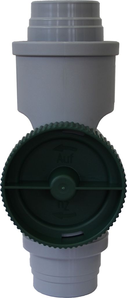ONDIS24 Füllautomat Regensammler mit Metalllaubsieb grau