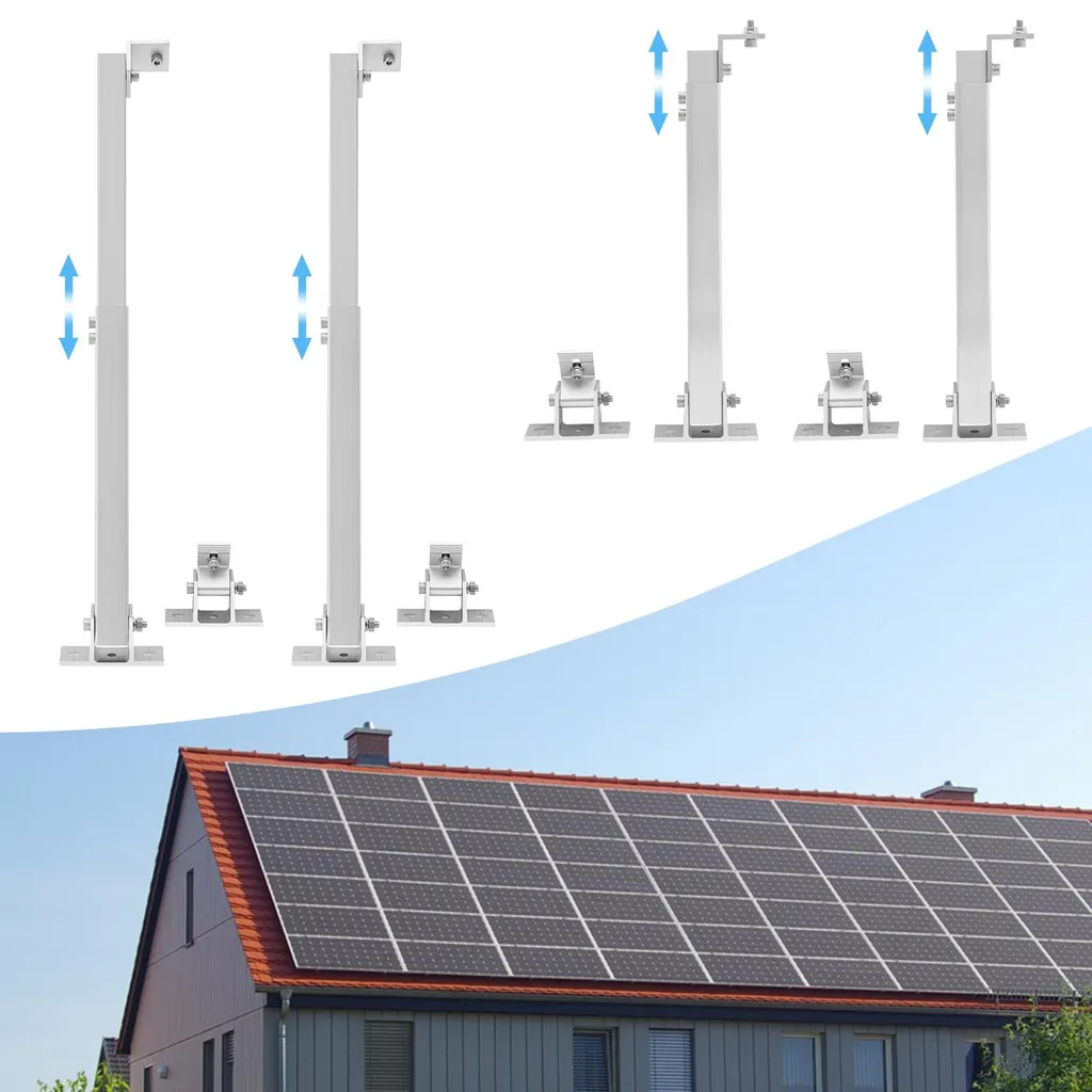 Support solaire angle réglable blanc capacité de charge élevée 14-28p - 2