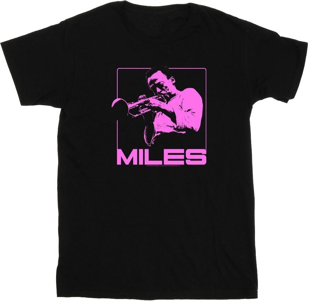 Miles Davis - T-Shirt für Damen BI48553 (XL) (Schwarz)