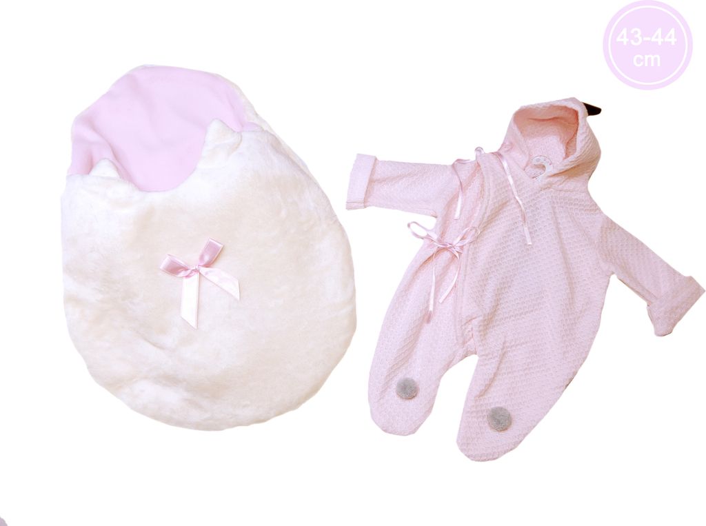 Lorens M843-20 Kleidung für Puppenbaby Neugeborene Größe 43-44 cm