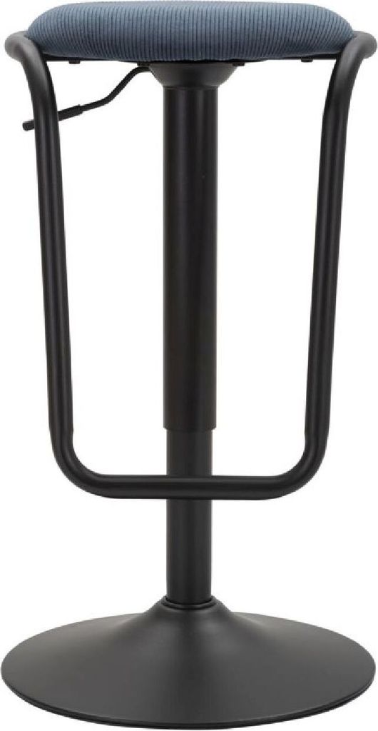 Mauro Ferretti Barhocker Destiny Schwarz Navy Ø 41x61-83 cm
