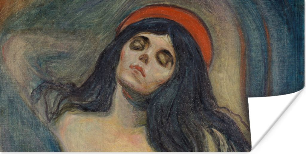 MuchoWow Poster Madonna - Edvard Munch 120x60 cm - Bild