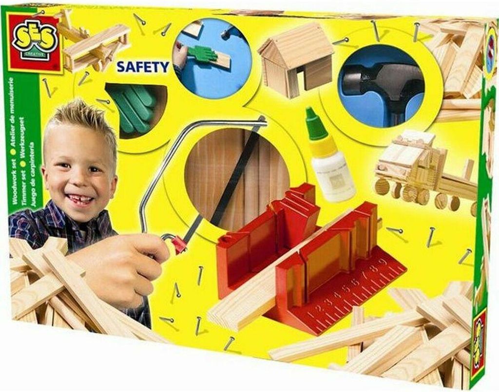 SES Creative 00944 Werkzeugset für Kinder - Echter Produktbild 