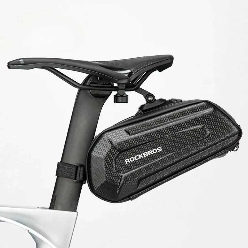 Sacoche de vélo sous selle imperméable 1,7L avec fixation clips