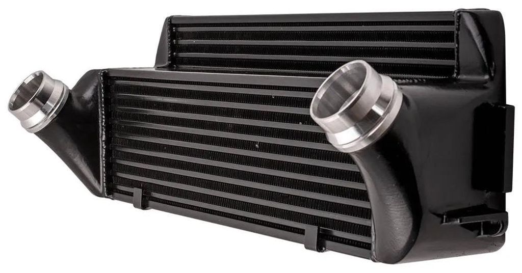Intercooler Upgrade - Ladeluftkühler - passend für F20 F21 F30 F31 F34 118d 125d 318d 335i 430d xDrive ab 2011 - Größe 52 x 21,5 x 12 cm - Schwarz