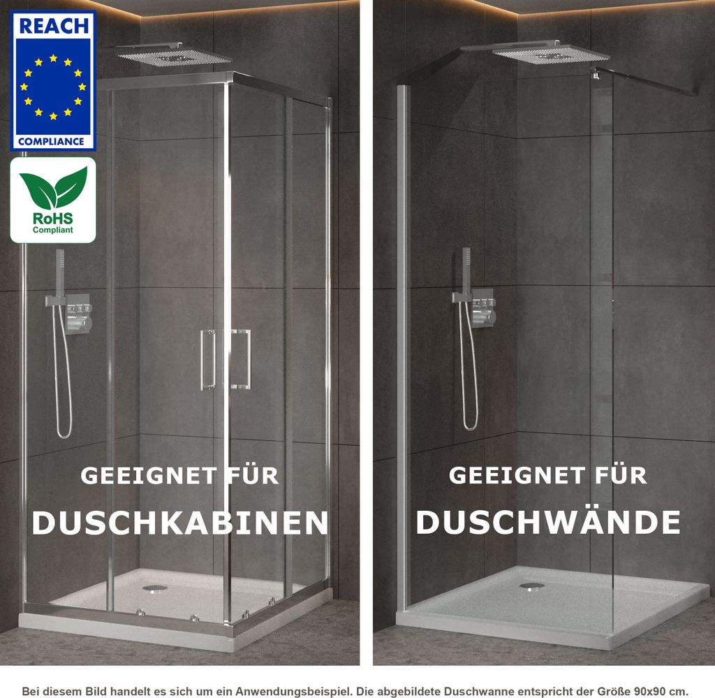 VILSTEIN Duschwanne | Mineralguss | 5 cm Superflach | Produktbild 5