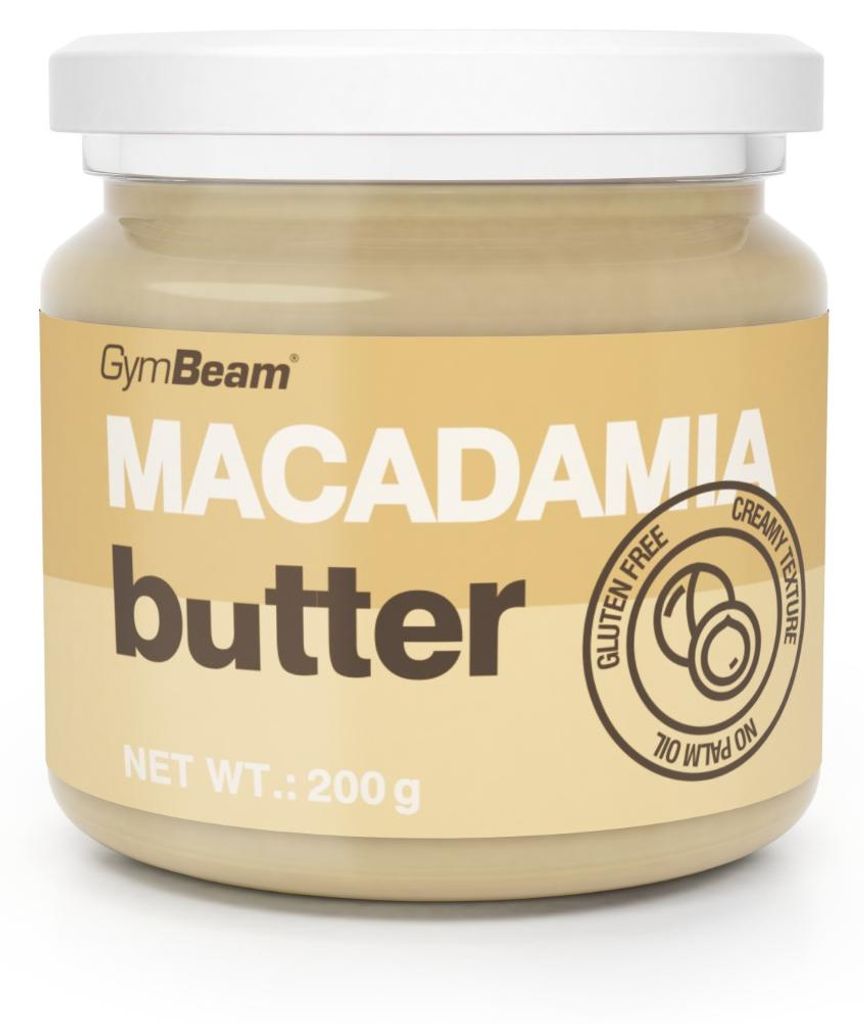 GymBeam – Makadamové máslo, 200 g Obrázek produktu 