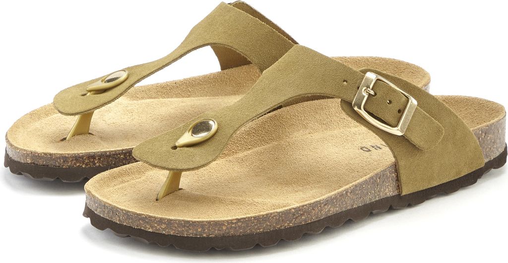 Elbsand Pantolette khaki Größe 40