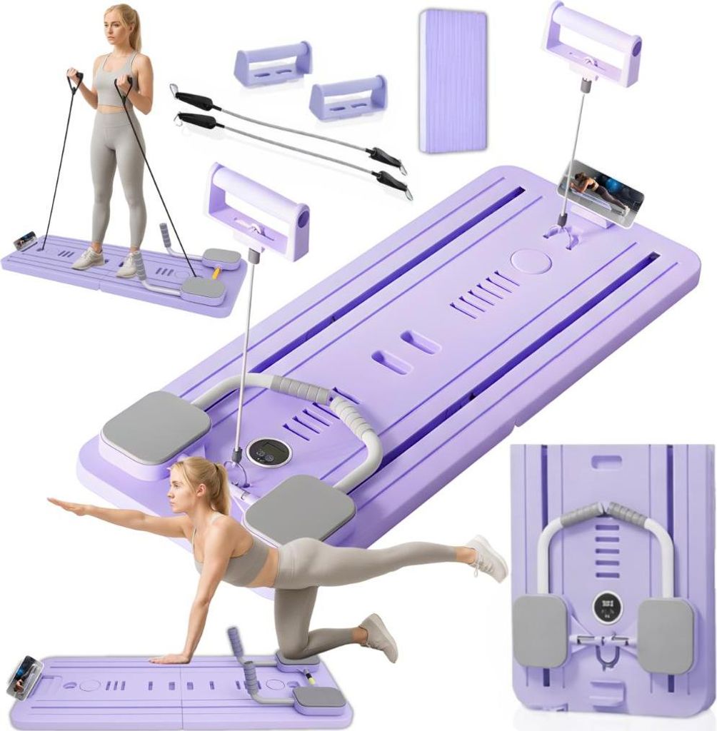 Pilates Reformer Deska do Ćwiczeń 10w1 Wielofunkcyjna z Zdjęcie produktu 