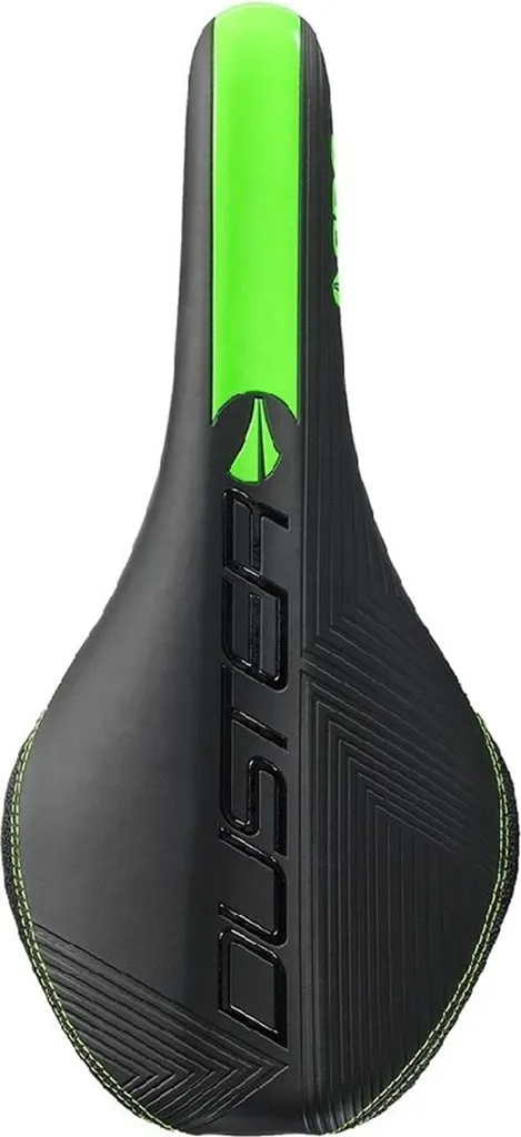 Selle SDG Duster MTN P CroMo 7x7mm noir et vert fluo pour VTT
