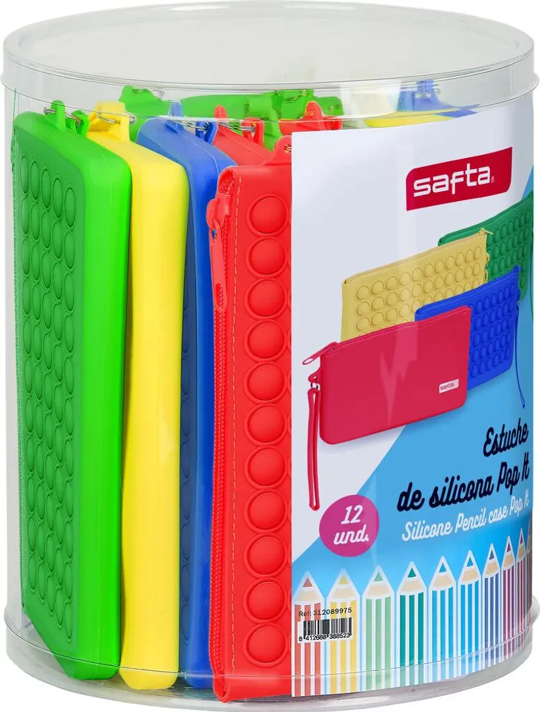 SUPER SET 12 Pezzi Safta Pop It Eben: Gli Astucci Più Cool del 2026