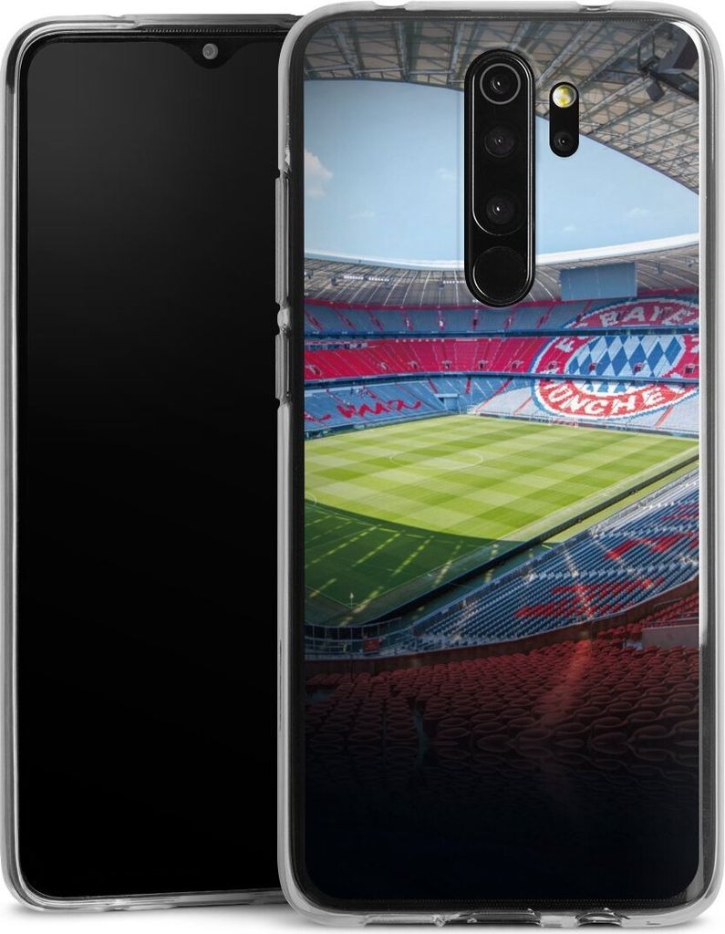 DeinDesign Handyhülle für Xiaomi Redmi Note 8 Pro Silikon Hülle Case Smartphone Schutzhülle FC Bayern München FCB Stadion