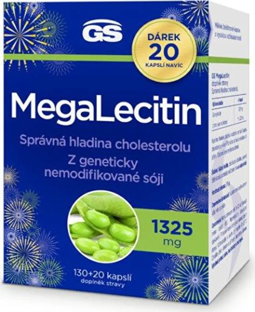 GS Megalecitin 1325 mg pour Mémoire et Concentration - 150 Capsules