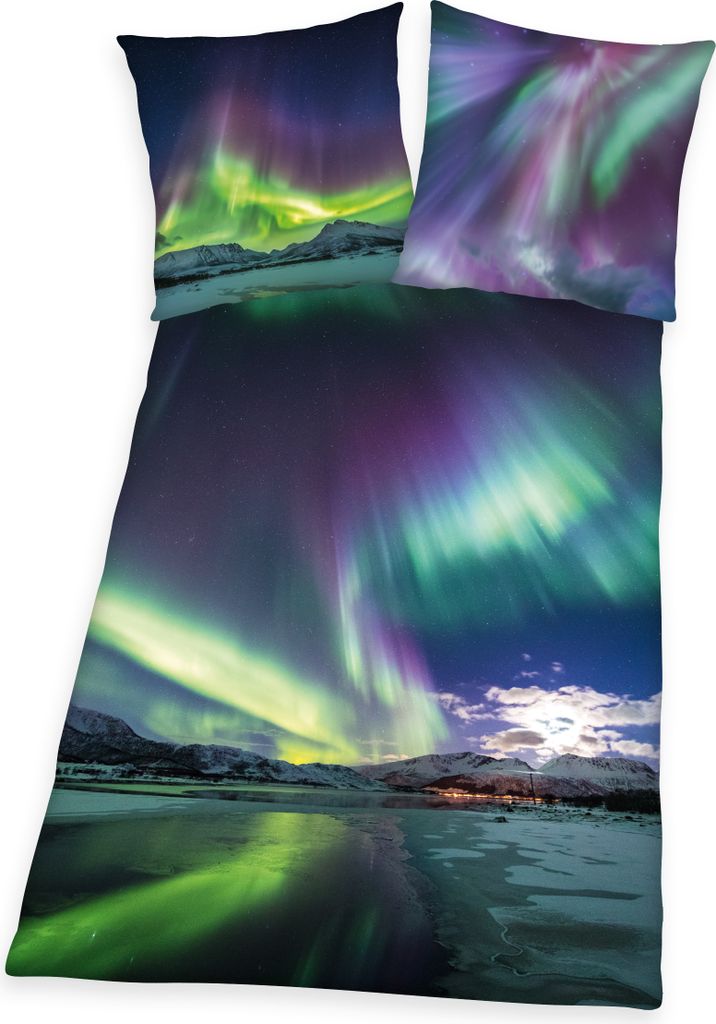 Posteľná bielizeň Herding polar lights digitálna tlač 135 x Obrázok produktu 
