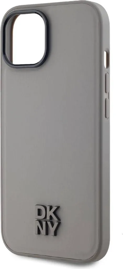 Coque iPhone 15 MagSafe DKNY - Protection Chic Grise pour Smartphone Apple