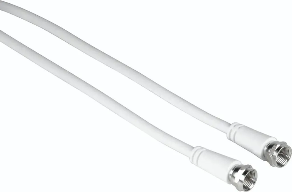 Cavo SAT Hama 3m 75dB Bianco - Collegamento Ricevitore Parabola Online