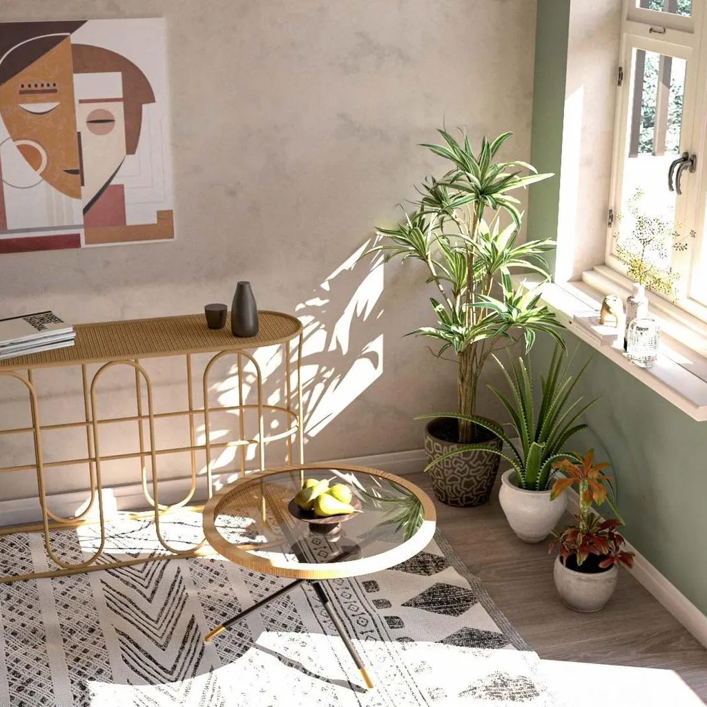 Console étroite Samui en rotin et métal pour optimiser les petits espaces - 19