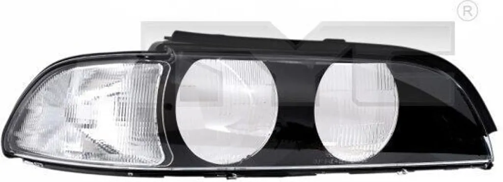 Lente Faro Destra TYC 20-0379-LA-1 per BMW E39 - Specifica 63128375302