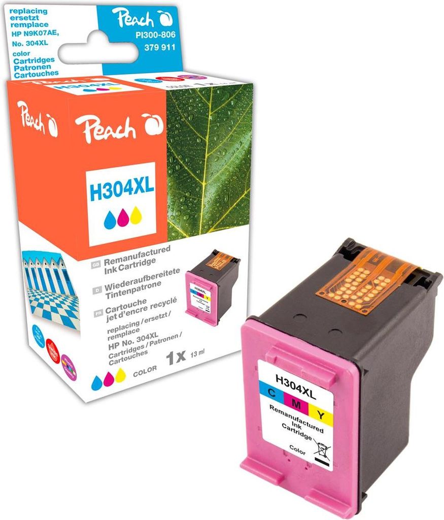 Peach Patrone HP Nr.304XL N9K07AE color komp