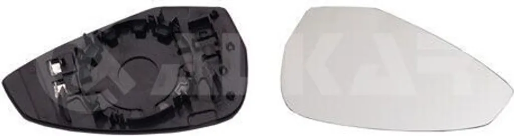 Remplacer Verre de Rétroviseur Droit Audi A4 A5 Cassé - ALKAR 6432810