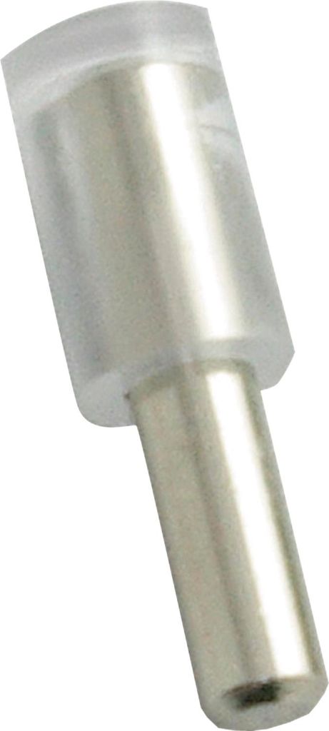 Glasbodenträger Claudia zum Stecken, Bohr ø 3 mm, Stahl vernickelt