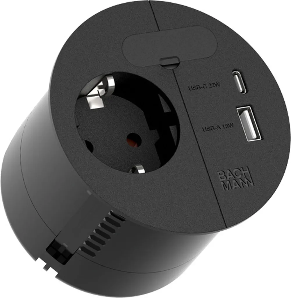 Bachmann Loop In Charge Nero - Design Minimal per Scrivanie Modern