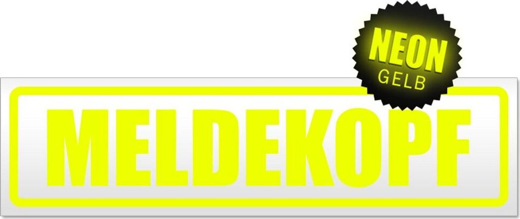 Meldekopf Magnetschild Schild magnetisch