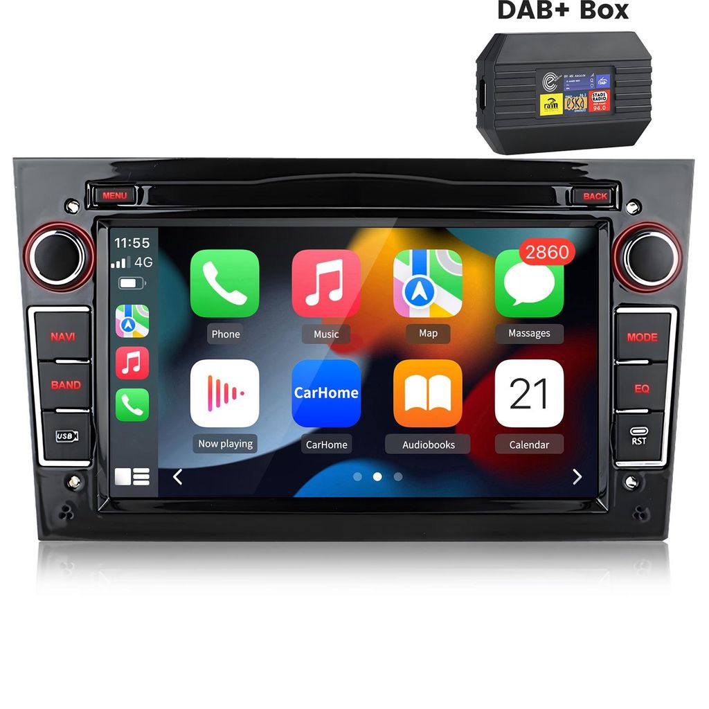 7"carplay Autoradio Android14 2+64GB android auto Für Opel Vectra Zafira B Astra H Corsa GPS Navi WIFI SWC 4Kern RDS FM USB 2DIN