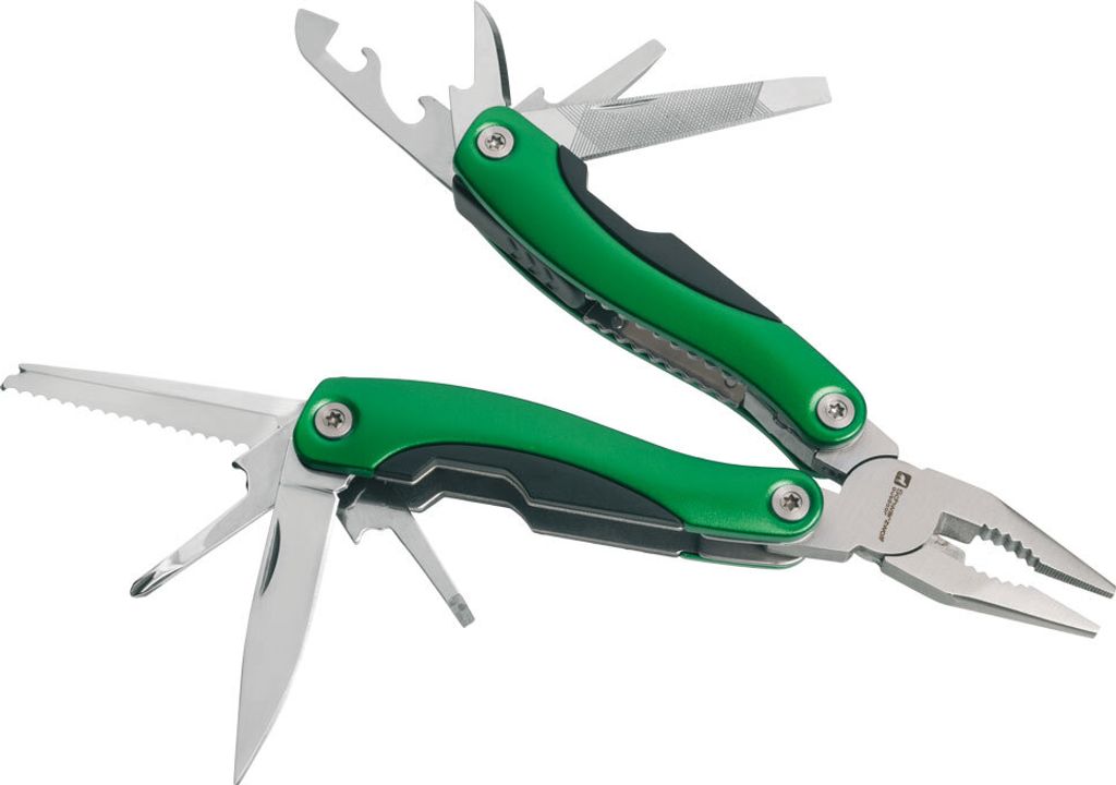 Schwarzwolf outdoor ARMADOR Multitool, grün mit 15 Werkzeugen