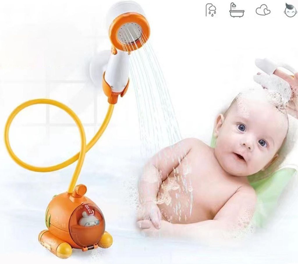 Soffione elettrico, giocattoli da bagno a forma di Immagine del prodotto 