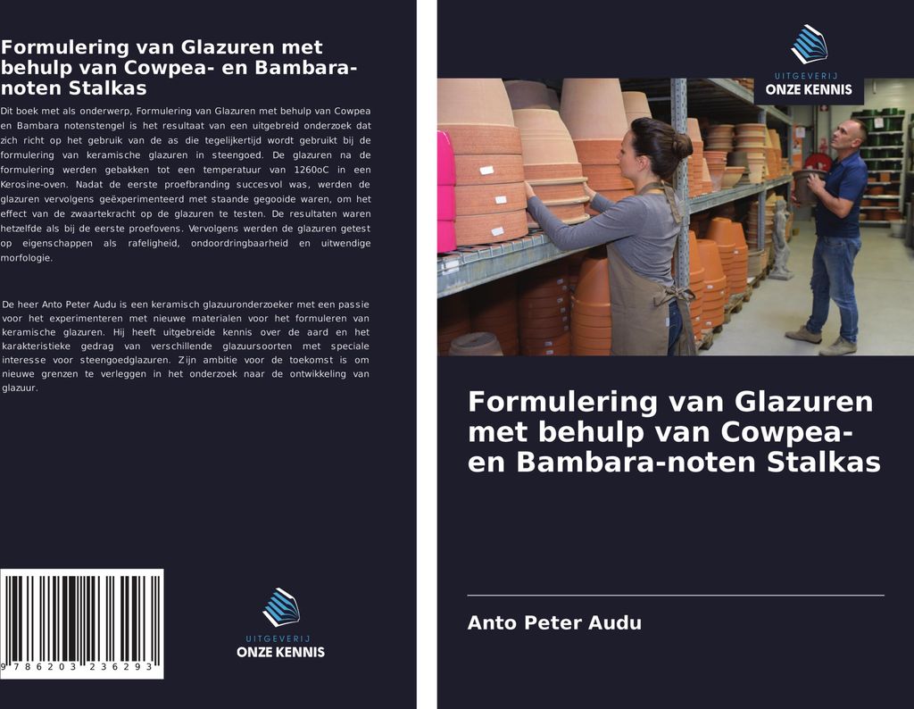 Formulering van Glazuren met behulp van Cowpea- en Bambara-noten Stalkas