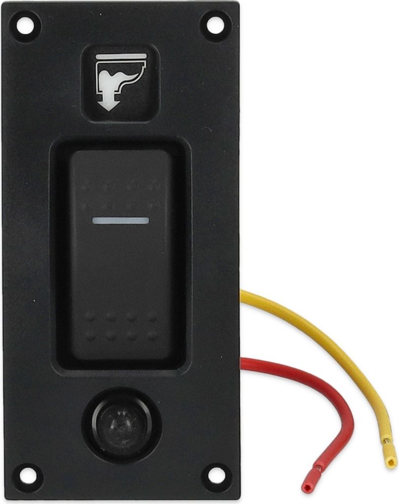 Tastschalter für elektrische Toiletten, 12V / 24 V, Boot & Caravan, Wippschalter mit ON-OFF-Funktion