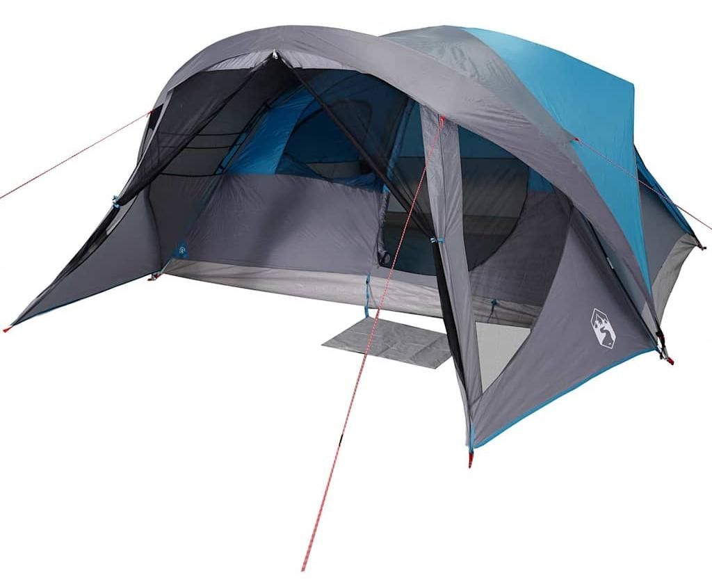 vidaXL Tente familiale pour 6 personnes bleue étanche à Image du produit 