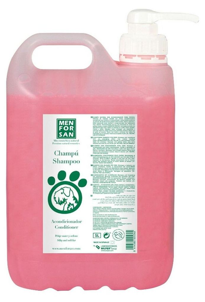 Shampoo und Spülung Menforsan Hund 5 L