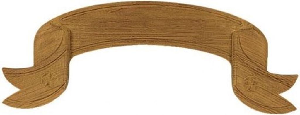 ARC Marine Teak gebogen Namensschild 127 cm