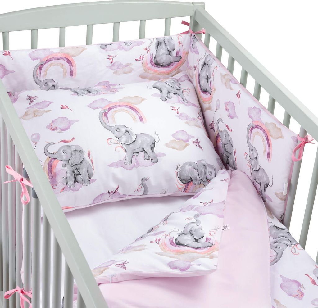 Pepi 4-teiliges Bettwäsche-Set für Babybett 60_120 mit Produktbild 