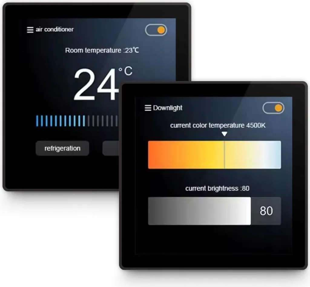 Télécommande Centrale Tactile pour Éclairage et Chauffage Zigbee WiFi - 7