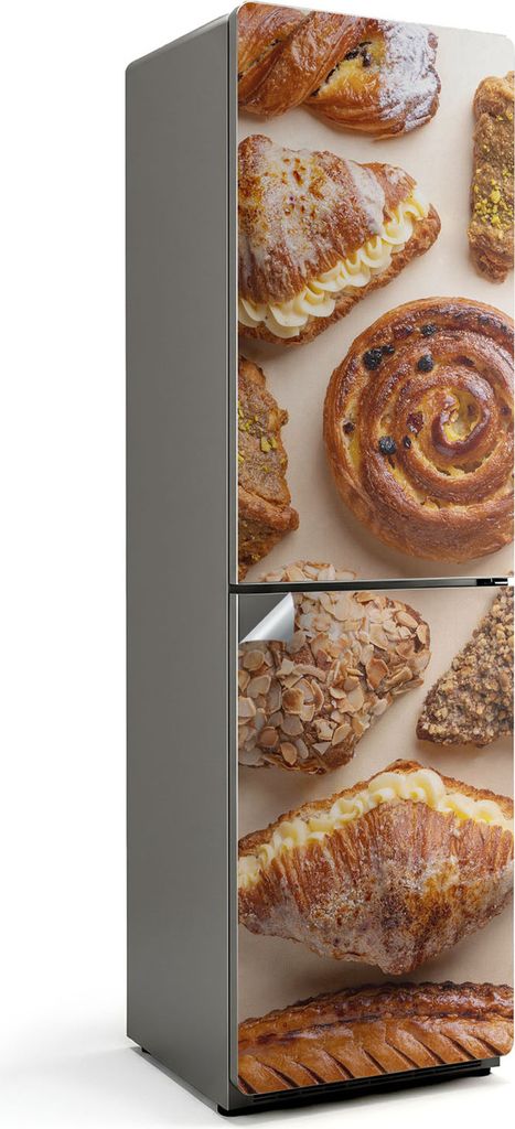 Tropische Insel mit Lagune – Kühlschrank Aufkleber – Klebefolie Kühlschrank – Kühlschrank Dekor – Kühlschrankfolie selbstklebend – K...