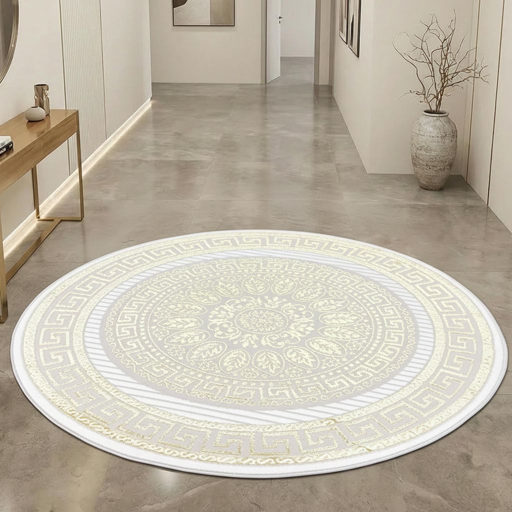 Teppich mit orientalischem Flair | | weiß gold Größe - 120 Produktbild 