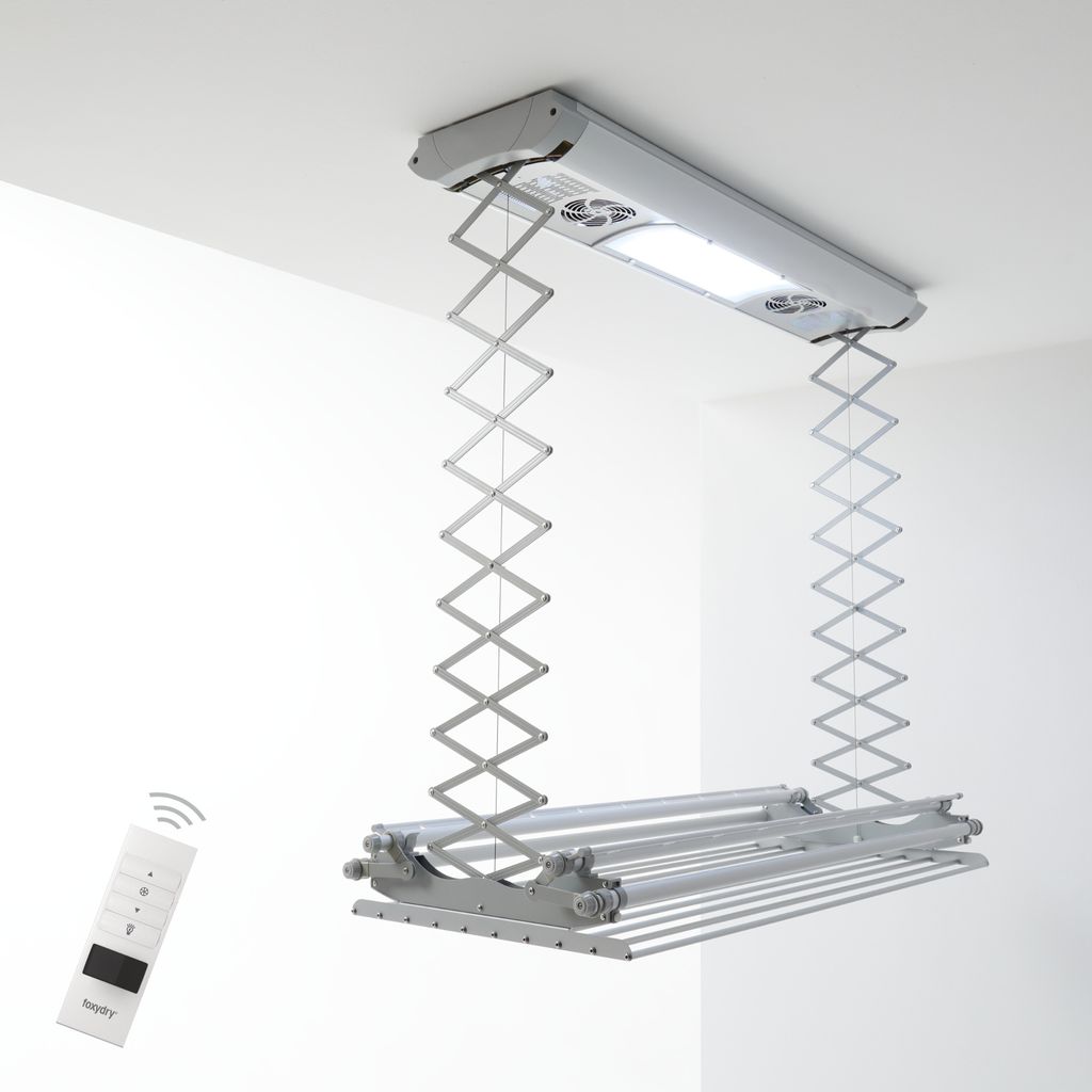 Stendibiancheria elettrico da soffitto Foxydry Air 160 Cm - Immagine del prodotto 