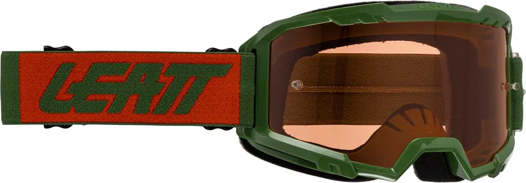 Leatt Vizion 2.5 Lunettes Anti-Buée avec Écran Large Vert Orange Cross VTT
